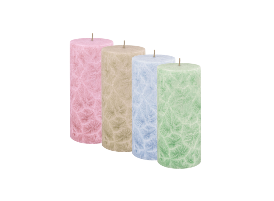 Pillar candle - Plantbased Stearin - Different colors