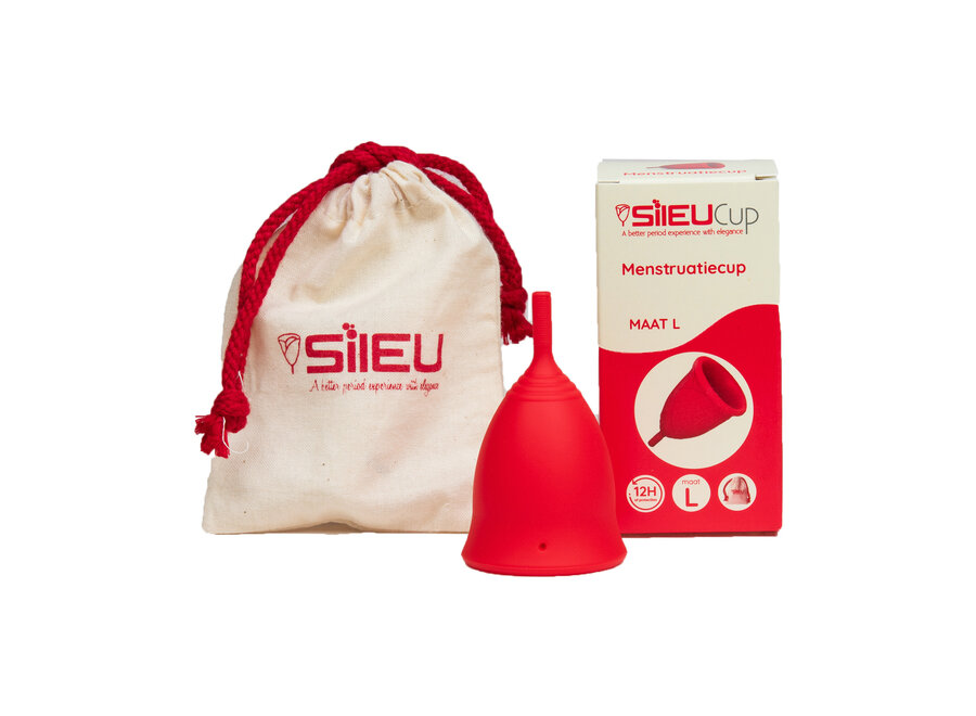 Classic menstrual cup - red - Large