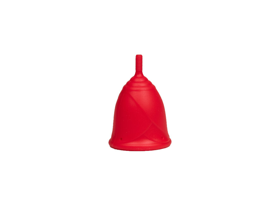 Rose menstrual cup - red - Soft - Small