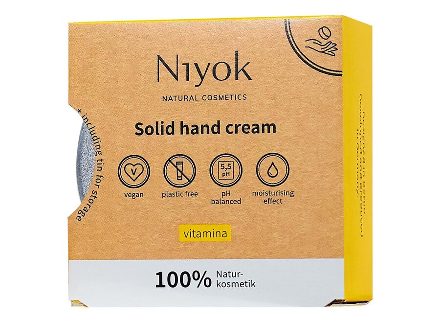 Niyok - Handcreme - Vitamina - 50G - Lang anhaltende Hydratation - Fruchtiger Duft