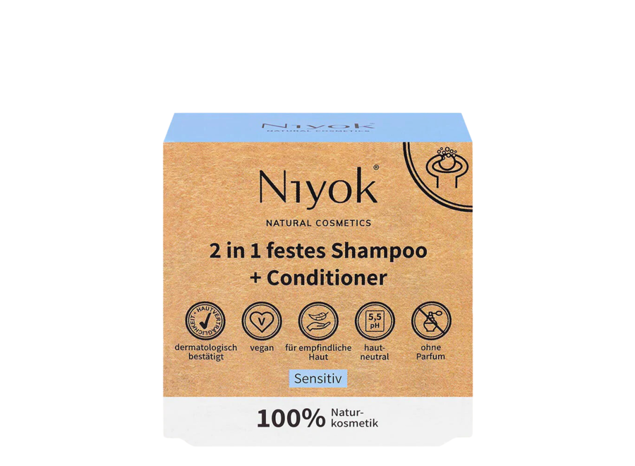 Zachte Verzorging Trio: Niyok Solide Shampoo, Conditioner en Gezichtszeepstaaf voor Gevoelige Huid