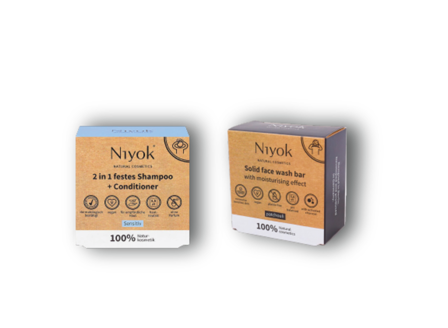 Niyok - Shampoo und Conditioner - Sensitiv - 80G