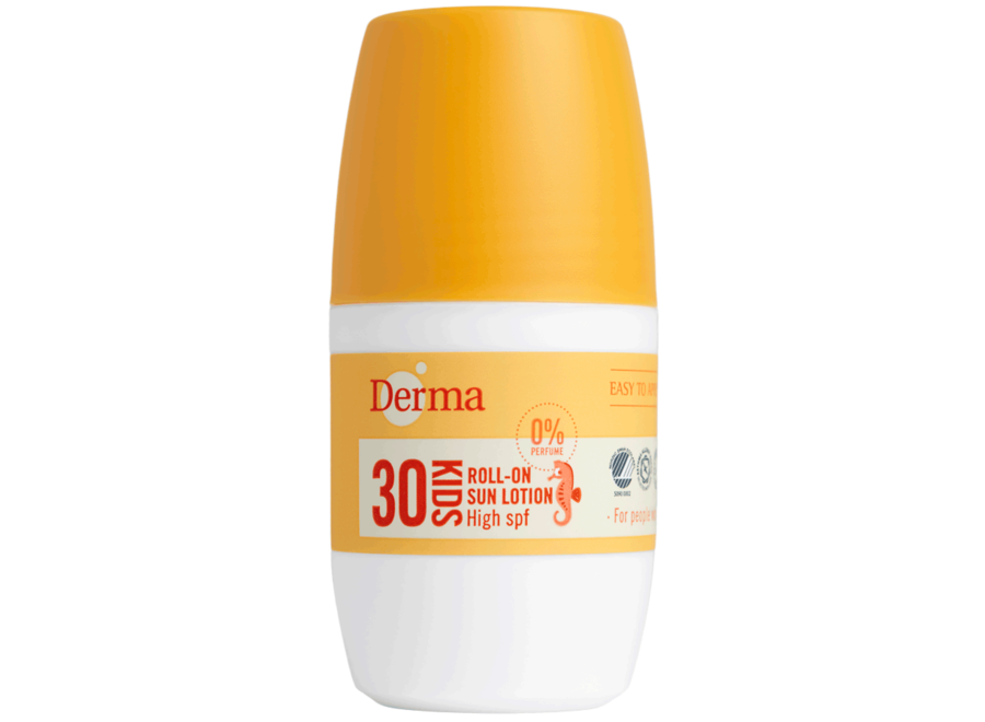 Derma Sun – Sonnenschutzroller – LSF 30 – 50 ml – Allergie- und parfümfrei – Kinder