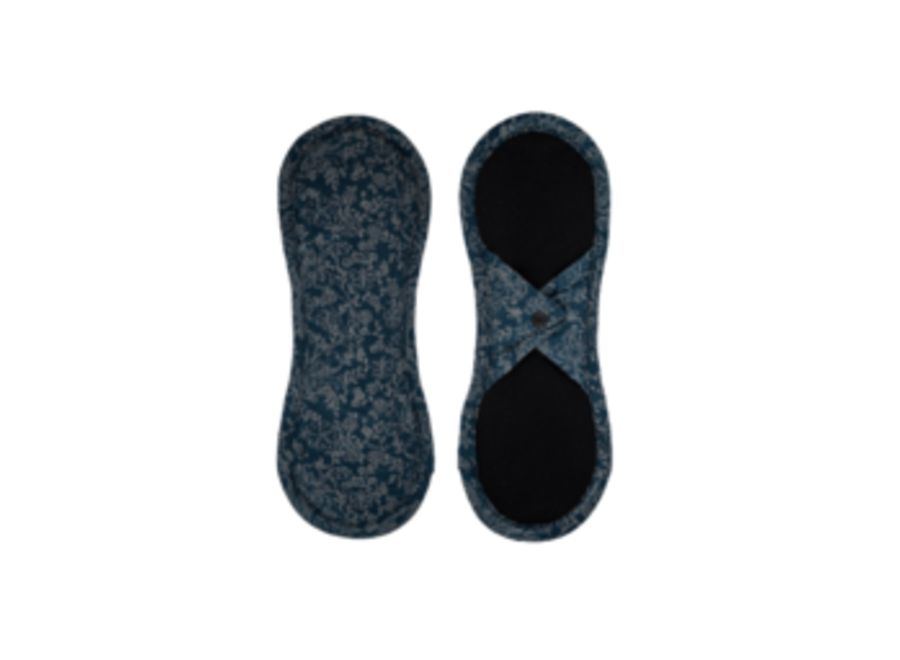 Bio katoen - Satijnen Wasbaar Maandverband met Drukknopjes - 3 stuks - 2 kleuren