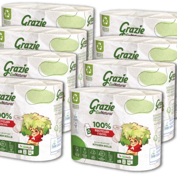 Herbruikbaar Keukenpapier | Eco Bamboe Keukenrol | Multifunctioneel | Herbruikbare Keukenrol | Sterk & Absorberend | Zacht voor de Huid | Droogt Snel & Antibacterieel | 20 Herbruikbare Vellen | Bambaw