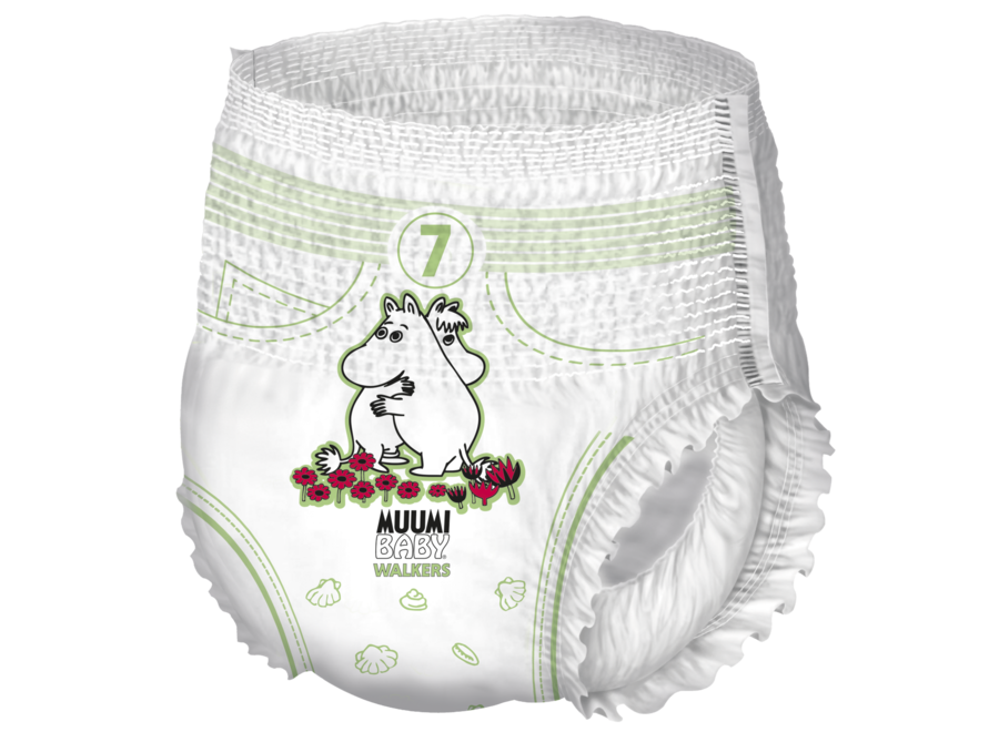 Moomin Baby Eco  Luierbroekjes - maat 7 - 16 t/m 26 kg  - Voordeel verpakking