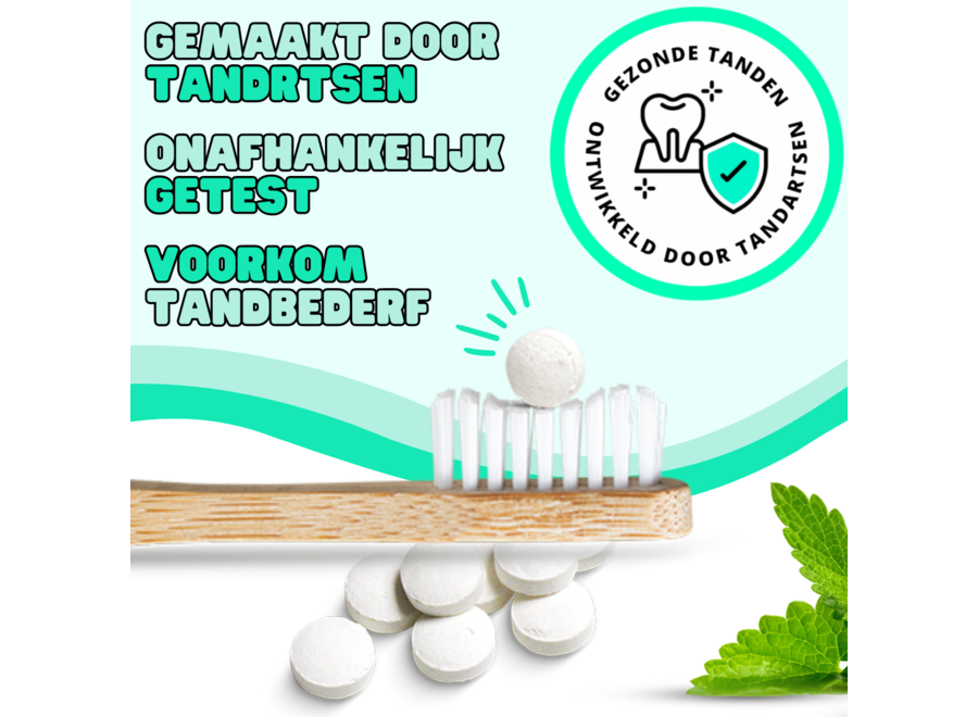 CHOOSE! Starterskit - Tandpasta Tabletten met Bamboe Pot