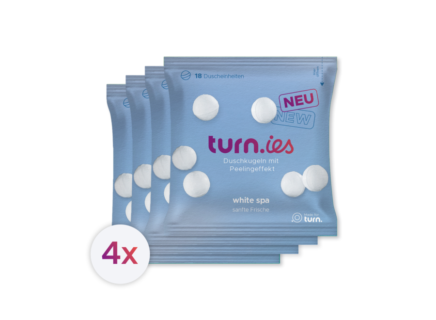 TURN - Ensemble de recharges - pack de 4 - Boules de distributeur de savon