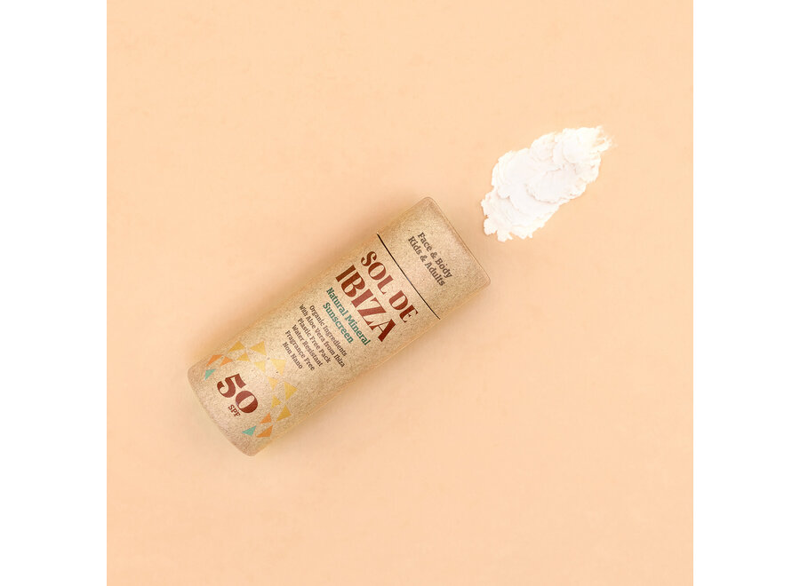 Sol de Ibiza - Wasserfester Sonnenschutzstick - 45 gr - SPF 50 - Vegan und tierversuchsfrei