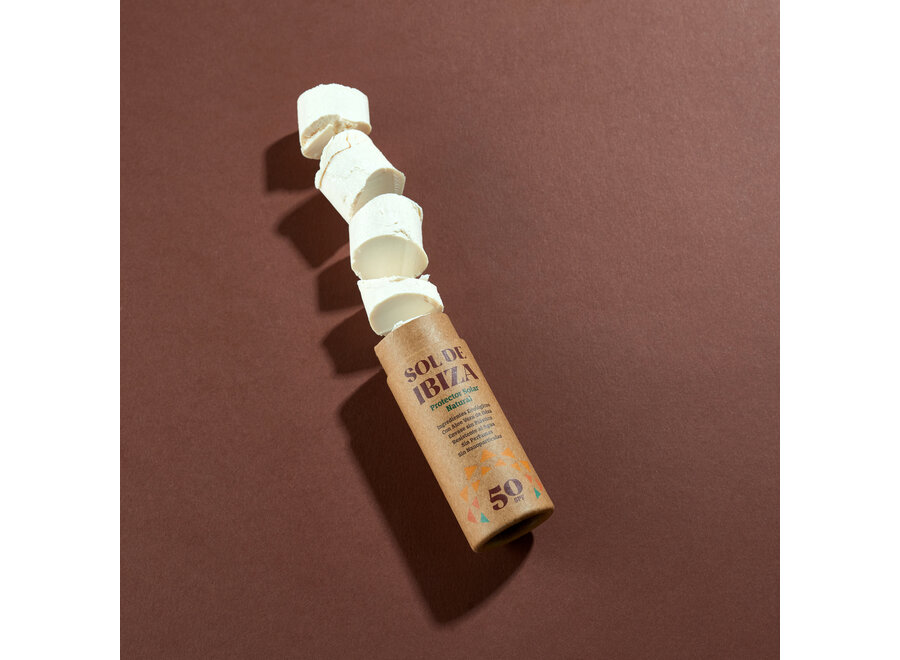 Sol de Ibiza - Wasserfester Sonnenschutzstick - 45 gr - SPF 50 - Vegan und tierversuchsfrei