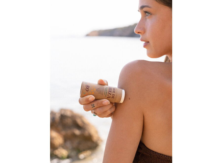 Sol de Ibiza - Wasserfester Sonnenschutzstick - 45 gr - SPF 50 - Vegan und tierversuchsfrei