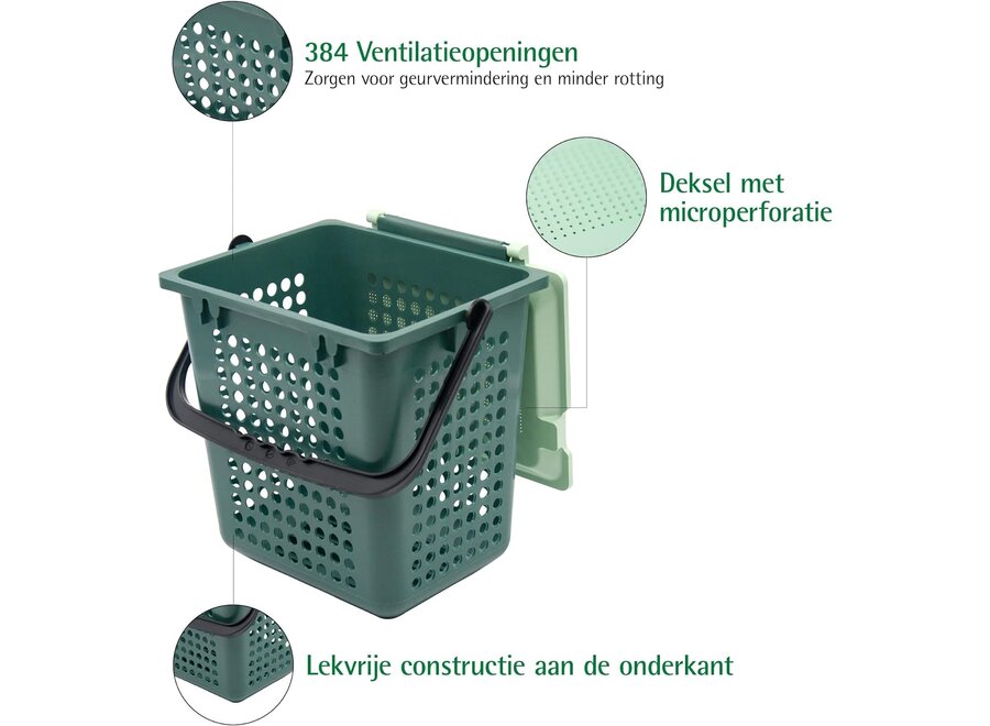 Airbox with holes - waste bin