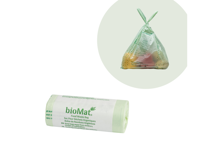 Sacs poubelle compostables 25 x 5 litres - Solutions écologiques pour vos déchets