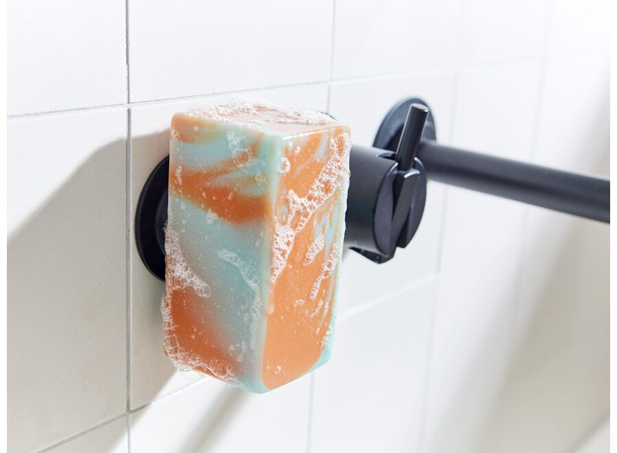 SOAPI Magnetic Soap Holder - Made from recycled fishing nets - Hygienic and dry soap