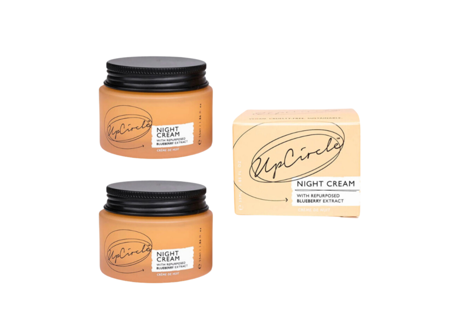 Crème de nuit UpCircle – Acide hyaluronique et niacinamide – 55 ml