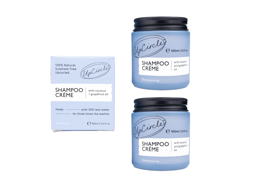 UpCircle Shampoo Crème –Overgebleven roze bessen – Kokosnoot & Grapefruit olie - 100 ML