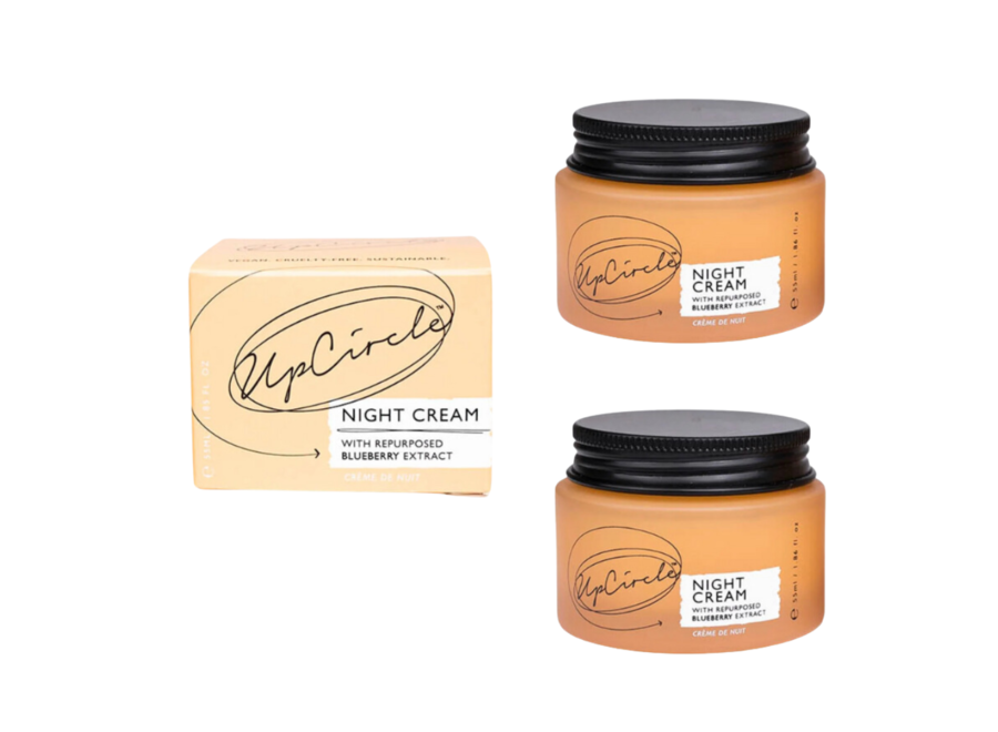 Crème de nuit UpCircle – Acide hyaluronique et niacinamide – 30 ml