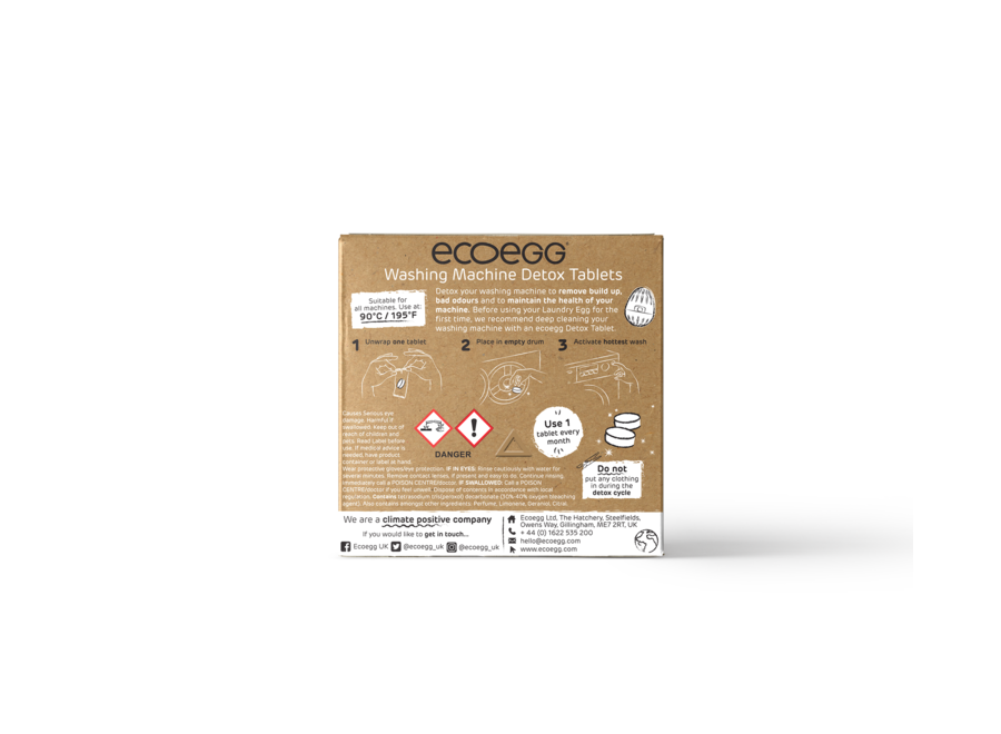 EcoEgg – Waschmaschinen-Reinigungstablette – Detox-Tablette