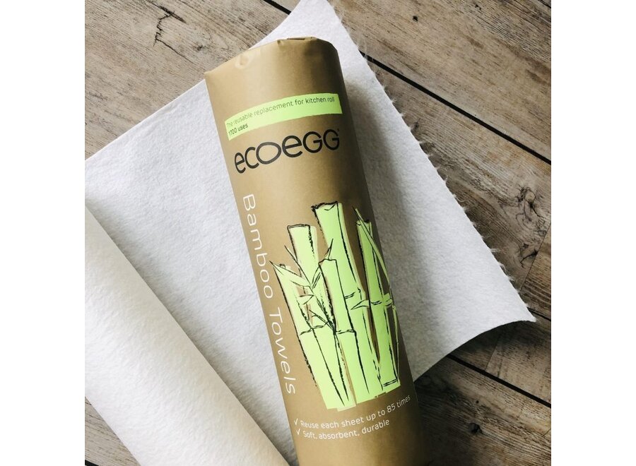 EcoEgg - Reusable Bamboo Kitchen Roll