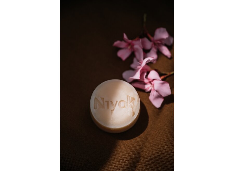 Ensemble porte-savon magnétique SOAPI, barre de douche Niyok et crème hydratante