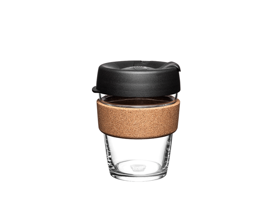 KeepCup - Brew Cork - herbruikbare koffiebeker - Zwart (340 ml)