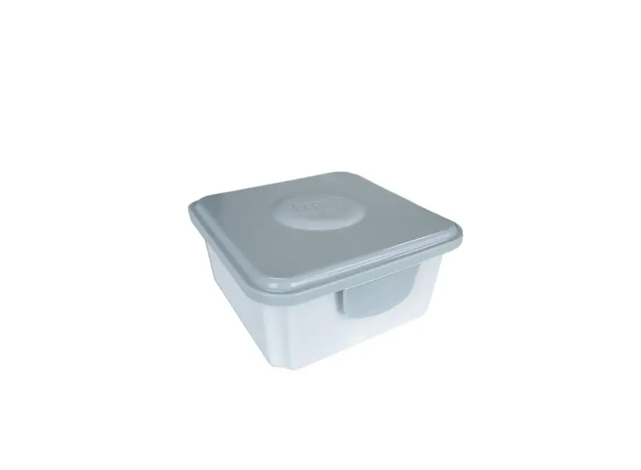 Cheeky Wipes Frischhaltedose für Babys – Blau und Silber