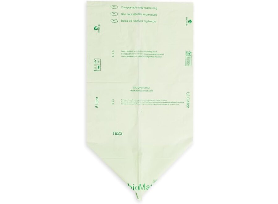 Composteerbare Vuilniszakken - 25 x 6 Liter - Badkamer- en toiletafval