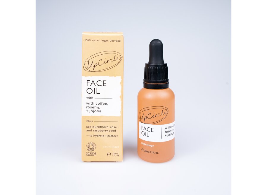 Koffie & Rozenbottel Gezichtsolie - 30 ml - hydraterende werking - geschikt voor alle huidtypen