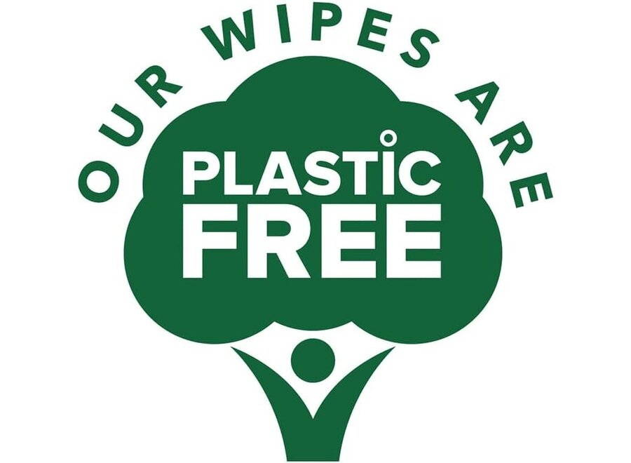 Skin Therapy Plastic-free and fragrance-free Sensitive Baby wet wipes