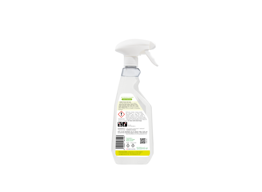 Planet Pure - Nettoyant salle de bain en spray au calcaire - 500 ml