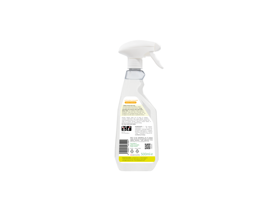 Planet Pure - Nettoyant cuisine en spray au citron - 500 ml