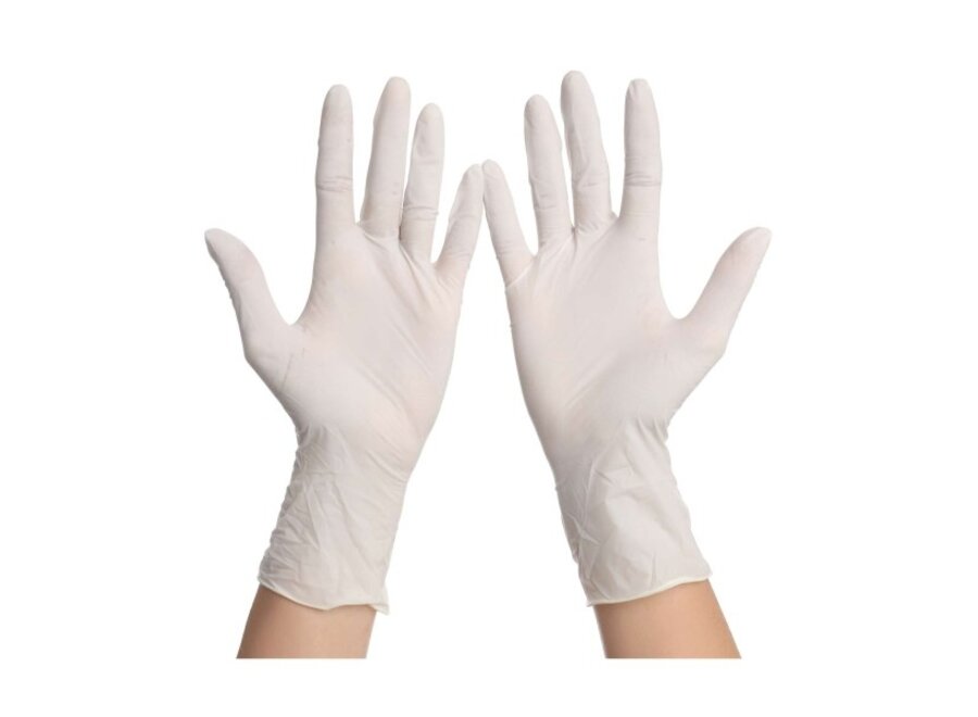 Fairzone latex gloves made of natural rubber - 100 pieces - Fairtrade natural rubber - 100% biodegradable