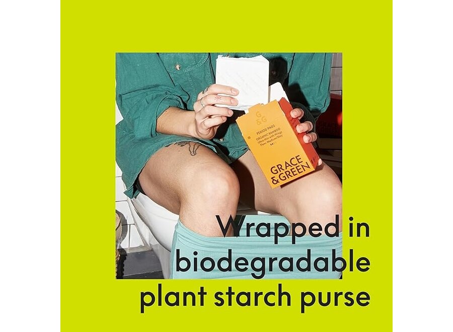 Night pads Bamboo - 8 pieces