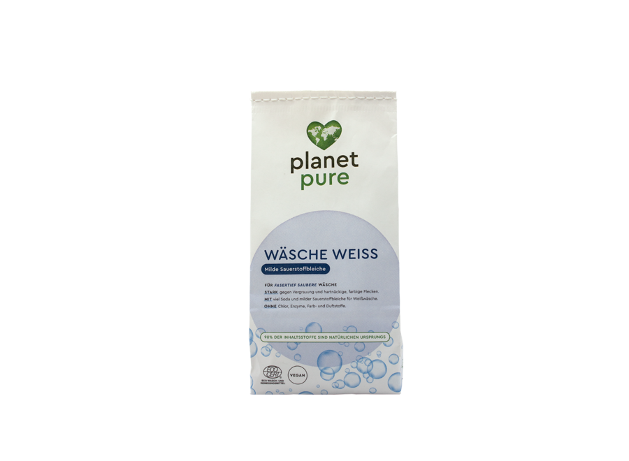 Planet Pure - poudre détachante pour linge blanc - 450 g