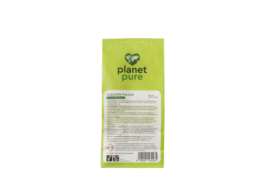 Planet Pure - Poudre détachante pour linge de couleur - 450 g