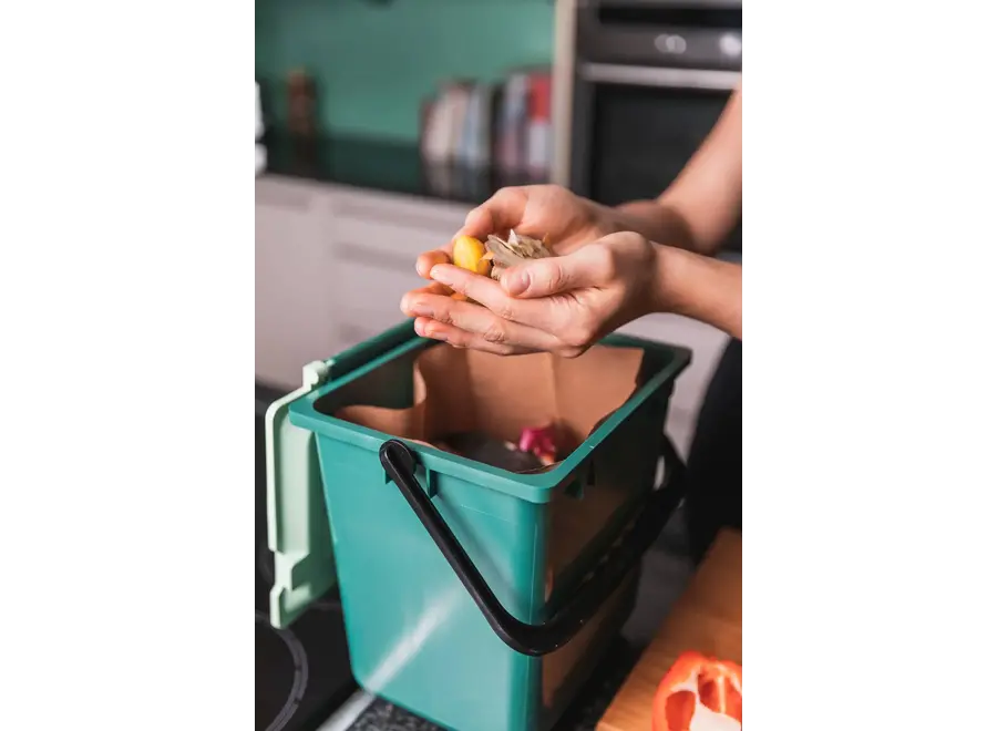 Compostable paper bag - 40 x 7 liters