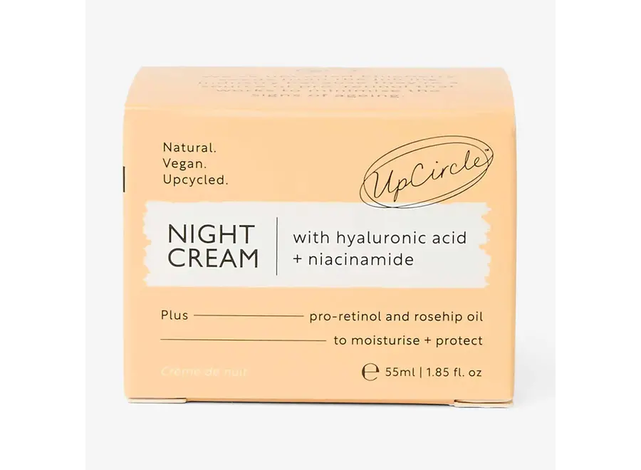 UpCircle Night Cream – Hyaluronic Acid & Niacinamide – 55 ml