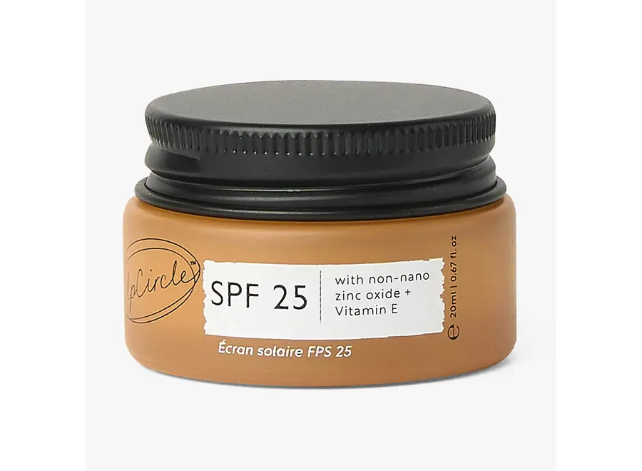 Zonnebrand crème – Face - SPF 25 – Upcycled frambozen - Travel Size