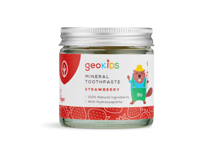 Georganics - Kids Tandpasta Fluoridevrij - Aardbei