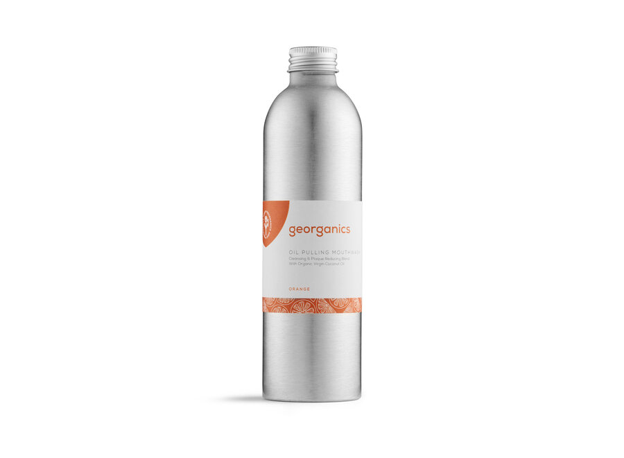 Georganics - Bain de bouche à l'huile - Orange ou menthe verte