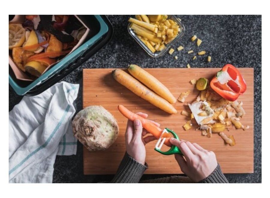 Biomat Airbox with holes & Compostable Paper Bags 50x10l Bundle