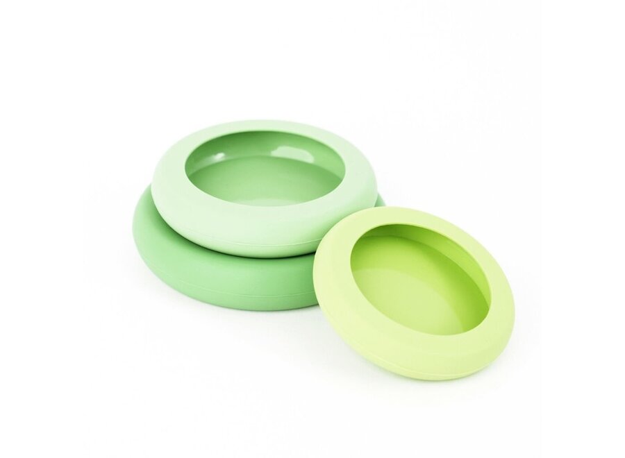 Food Hugger Soft Greens - lot de 3