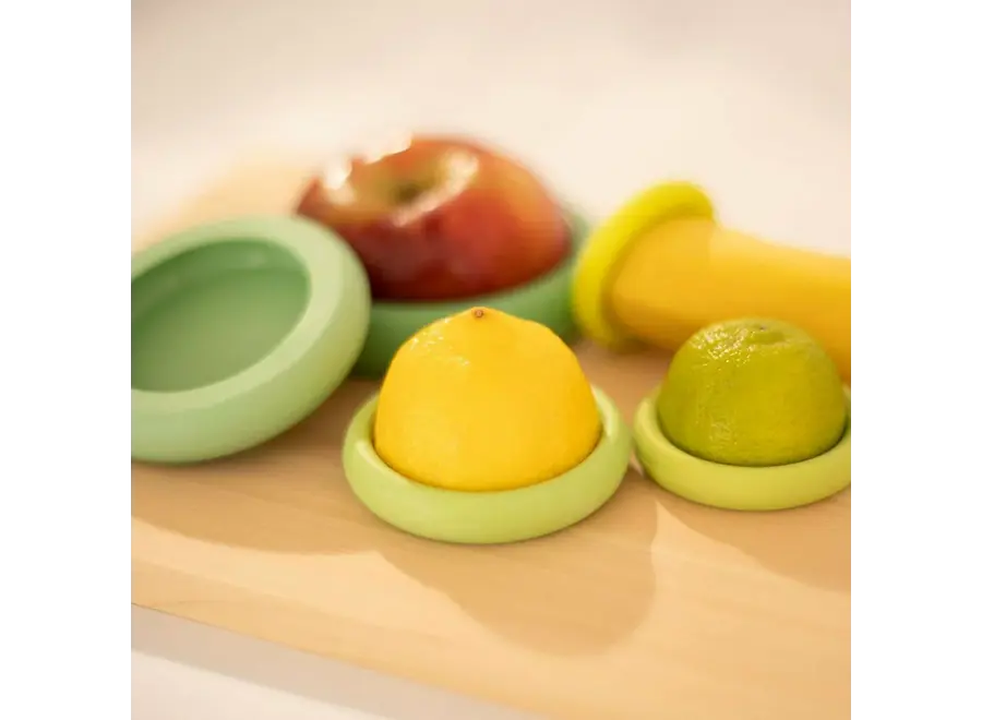 Terre Cuite - ensemble de 5 pour conserver vos fruits et légumes frais - Copy