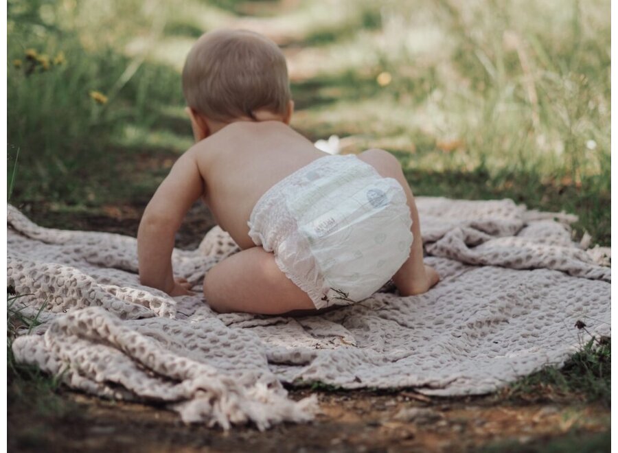 Moomin Baby - Eco Windelhosen - Größe 4 - 7 bis 11 kg - Hochwertige, umweltfreundliche Materialien - Dermatologisch getestet