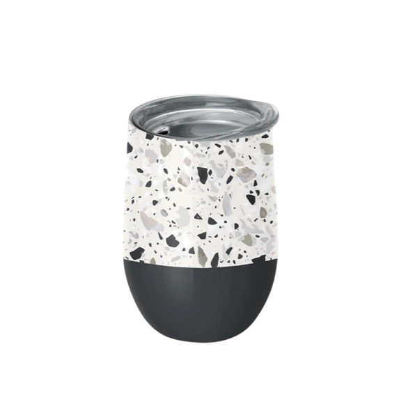 Chic Mic Bioloco Loop BE128 - Thermos in acciaio INOX, colore: Blu Midnight Blue, capacità 500 ml, dimensioni: 7,5 x 7,5 x 28 cm
