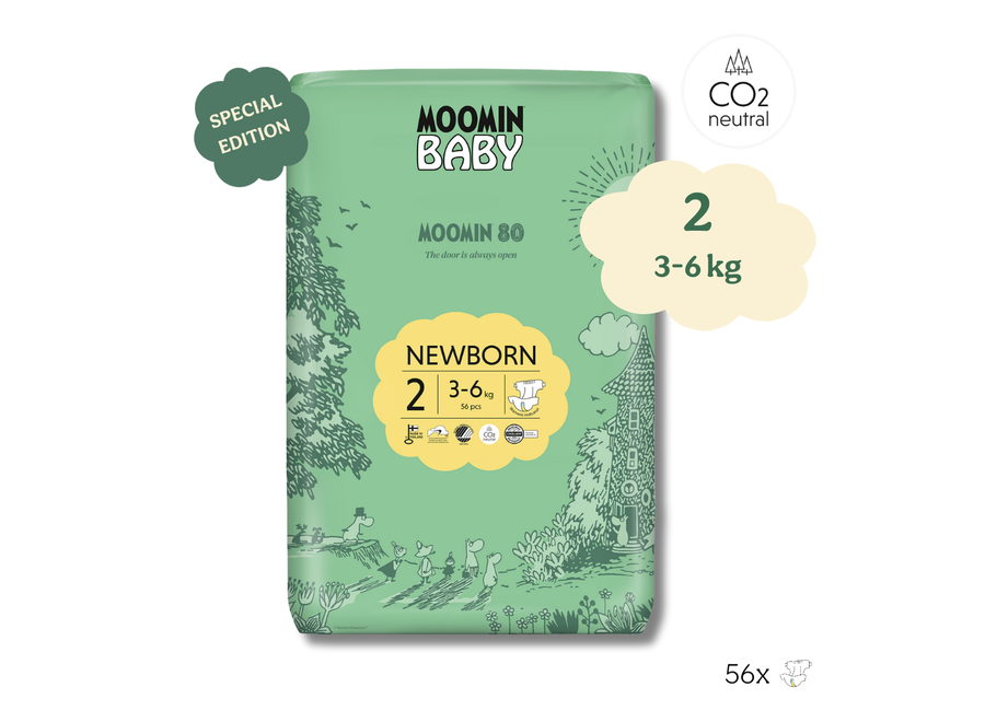 Lèvres Écologiques Moomin - taille 2 - 3 à 6 kg