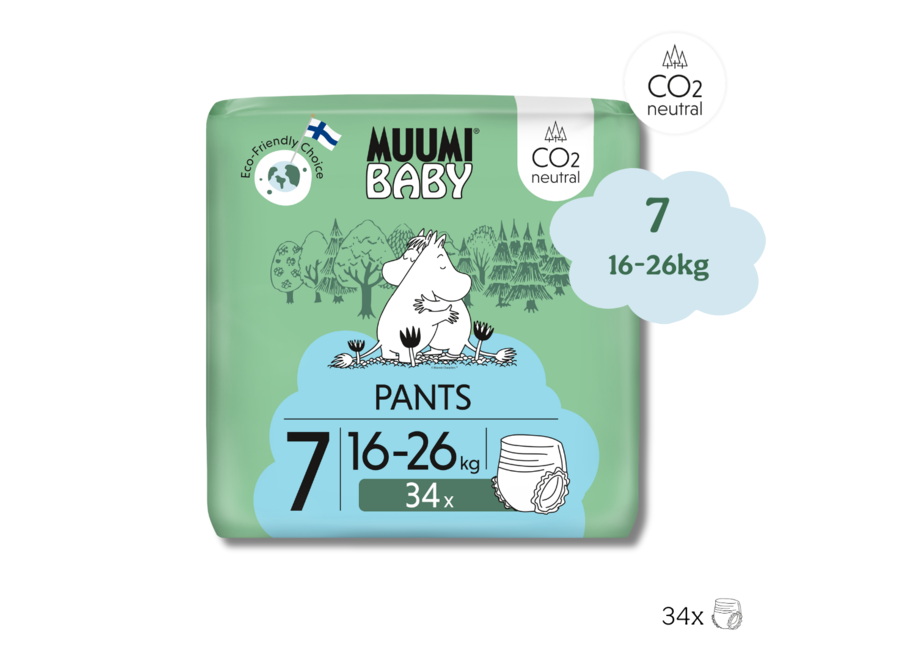 Eco Luierbroekjes - maat 7 - 16 t/m 26 kg
