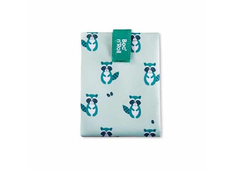 Foodwrap - Raccoon - Reusable sandwich bag - Easy to clean