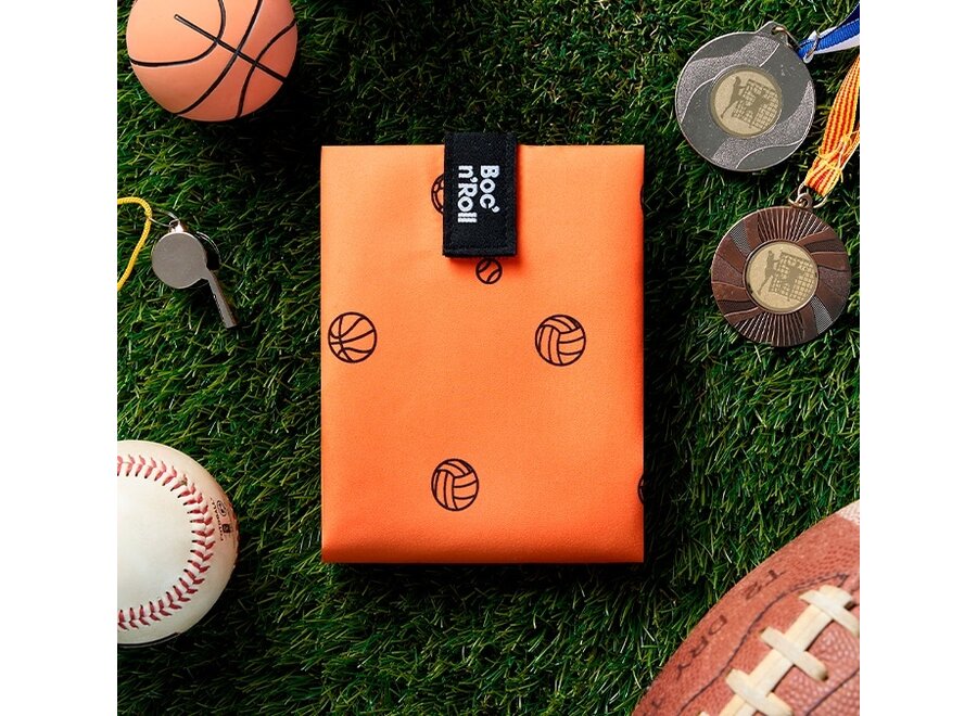 Foodwrap - Icons Sporty - Herbruikbaar boterhamzakje - Gemakkelijk schoon te maken