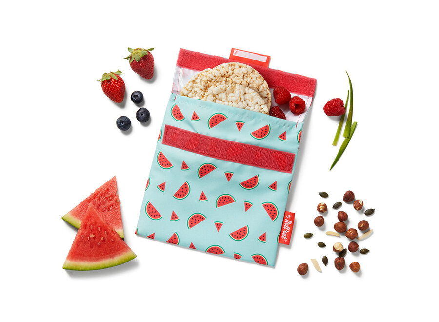 Snack'n Go - Frucht-Wassermelone - Praktische Lebensmittelverpackung - Komplett verschließbar